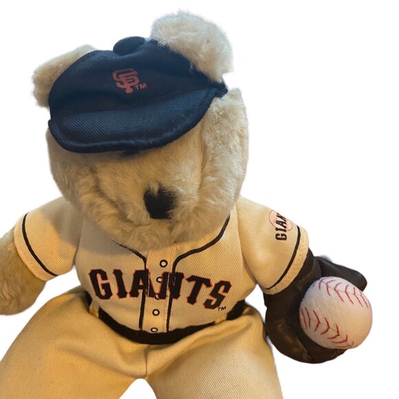 San Francisco Giants Plush Teddy Bear Baseball Player MLB Collectible - Picture 7 of 9